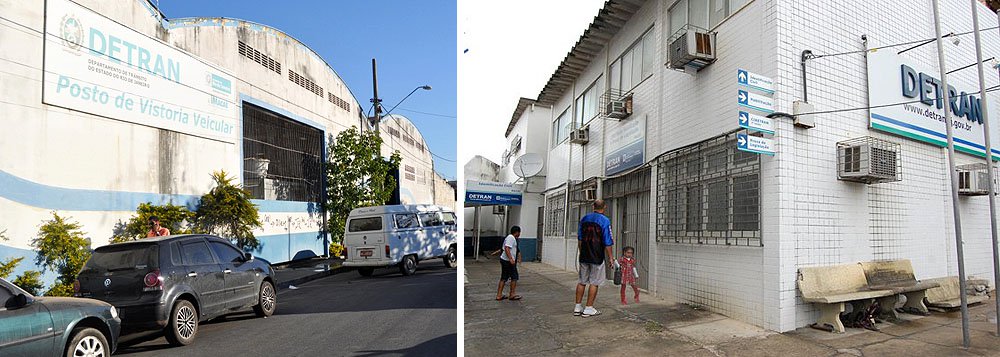A unidade do Detran no bairro Imbetiba, em Macaé, foi alvo de criminosos que arrombaram portas e roubaram computadores e uma máquina fotográfica; não satisfeitos, os bandidos danificaram outros computadores, quebraram janelas e espalharam alimentos que estavam na geladeira dos funcionários, inviabilizando os atendimentos agendados para hoje (7) 