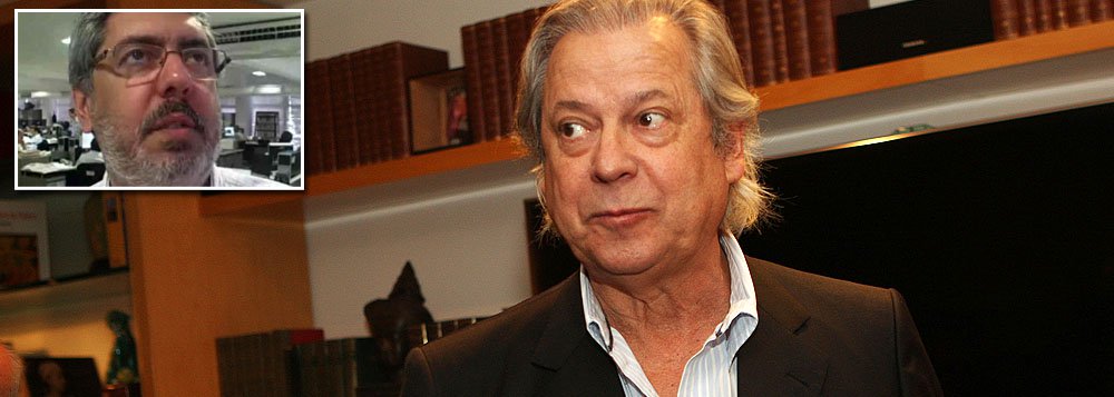 Colunista diz que é difícil encarar com naturalidade a cobertura dispensada a presos do chamado “mensalão”; em reação à reportagem da Veja que estampa ex-ministro em imagem dentro da cadeira para denunciar supostas regalias na Papuda, jornalista diz que é espantoso o fato de a revista não lembrar ao distinto público que ele está preso ilegalmente: “desde que a sentença foi promulgada, Dirceu vive em regime fechado ao arrepio da lei”; crimes de Veja não são mais aceitos com naturalidade por jornalistas de boa índole