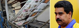 A escassez do produto e a dificuldade de obter dólares para a compra de papel teria provocado o fechamento de pelo menos dez jornais regionais, informa o Sindicato Nacional de Trabalhadores da Imprensa no país; entidade enviou carta ao presidente Nicolás Maduro pedindo atenção para o problema
