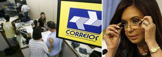 Fundo de pensão dos funcionários dos Correios, com 200 mil participantes, aplicou R$ 370 milhões em papéis garantidos por títulos da dívida argentina; Postalis informou que "contratou escritórios de advocacia no Brasil e nos EUA para defender seus interesses", após o governo de Cristina Kirchner deixar de pagar sua dívida externa pela segunda vez em 13 anos