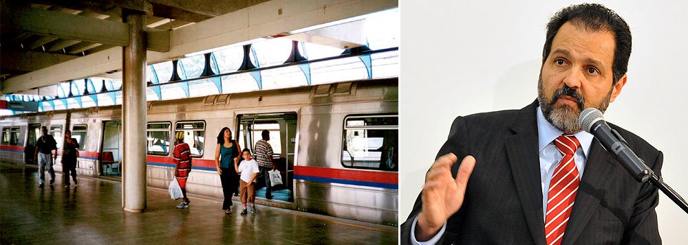 O governador do Distrito Federal, Agnelo Queiroz (PT), informou, sobre paralisação dos metroviários, que vai cortar o ponto dos funcionários que resolverem manter a greve; "Quem insistir em continuar com a greve terá o ponto cortado. Quem insiste em fazer isso não tem comprometimento com a sociedade. Esse é um serviço essencial. Até a Justiça mandou que o serviço volte", disse