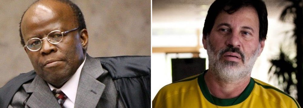 


No dia em que o STF anulou a condenação por quadrilha, garantindo a diversos réus, incluindo Delúbio Soares, o direito ao semiaberto, juiz Bruno Ribeiro, que é filho de um dirigente do PSDB e ligado a Joaquim Barbosa, manda o ex-tesoureiro do PT de volta para o regime fechado, passando por cima da suprema corte; o motivo: uma feijoada não comprovada; "revoltante" resume Luiz Eduardo Greenhalgh


