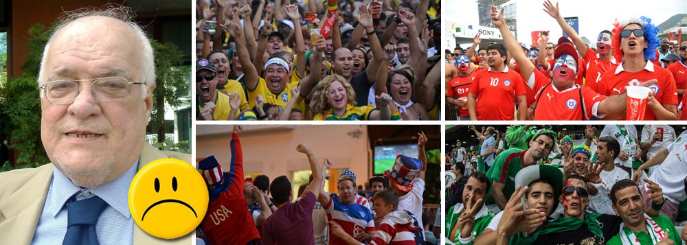 Jornalista José Roberto Guzzo, membro do conselho editorial da Editora Abril e um dos responsáveis pela linha editorial de Veja, que previu estádios prontos apenas em 2038, reconhece a pisada de bola; "É bobagem tentar esconder ou inventar desculpas: muito melhor dizer logo de cara que a imprensa de alcance nacional pecou de novo, e pecou feio, ao prever durante meses seguidos que a Copa de 2014 ia ser um desastre sem limites. O Brasil, coitado, iria se envergonhar até o fim dos tempos com a exibição mundial da inépcia do governo", diz ele; "deu justamente o contrário", lamenta, antes de um conformado "é a vida"; de fato, a Abril perdeu de goleada ao apostar no mau humor