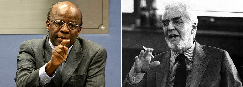 Colunista diz que, "no desespero, o partido parece ver em Joaquim Barbosa o novo Jânio", para concorrer ao lado de Aécio Neves, em 2014; afirma, no entanto, que o presidente do STF quer ser parecido, ao contrário de Jânio, não com o brasileiro médio, mas com a plutocracia