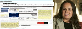 Demitida por texto polêmico que relacionou ameaça à economia com a reeleição de Dilma Rousseff, executiva Sinara Polycarpo copiou na integra trechos de avaliação produzida por economista do banco Fator; caso levou presidente mundial do Santander, Emilio Botín, a pedir desculpas ao governo brasileiro, e resultou na demissão de ao menos quatro pessoas 