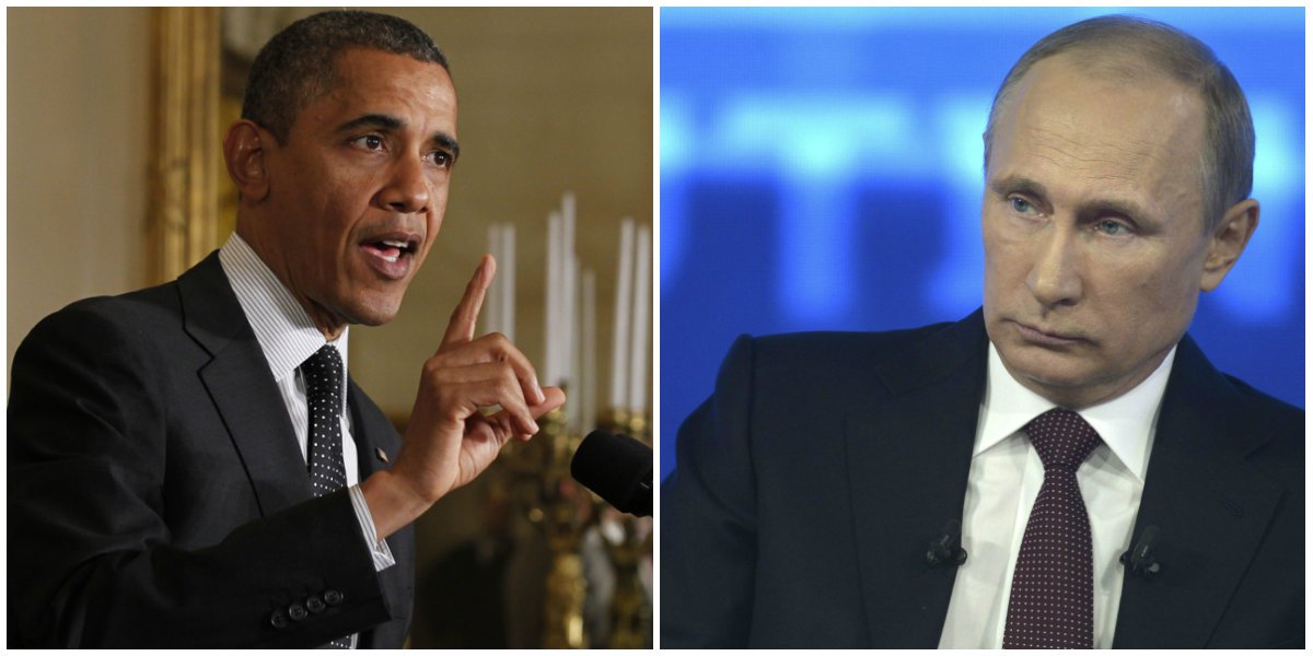 Governo norte-americano congelou ativos e proibiu a obtenção de vistos para sete cidadãos russos próximos ao presidente Vladimir Putin e também impôs sanções a 17 empresas ligadas a ele; segundo Barack Obama, medidas têm o objetivo de impedir Putin de fomentar a rebelião no leste da Ucrânia; ele acrescentou que está guardando medidas mais amplas contra a economia da Rússia