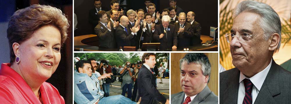 Concessões nos setores de aeroportos e petróleo realizadas agora no País são vistas como as privatizações do PT; na gestão de Fernando Henrique Cardoso, grampo telefônico da PF flagrou então diretor do Banco do Brasil Ricardo Sérgio de Oliveira (acima) confidenciando: "Estamos agindo no limite da irresponsabilidade"; naquele período, campo de Libra chegou a ter bônus de R$ 250 mil, pago pela italiana Agip, contra R$ 15 bilhões obtidos agora do consórcio liderado por Petrobras, Shell e a Total; em 1997, Vale, que hoje tem valor de mercado estimado em quase US$ 200 bilhões, foi arrematada pela CSN por US$ 3,3 bilhões; só no Galeão, o valor a ser pago ao Tesouro será de mais de R$ 19 bihões; diferença é constrangedora