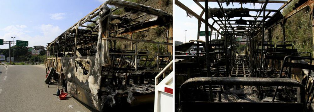 Dezenas de manifestantes fizeram pela manhã um protesto contra a morte de duas pessoas, na RJ-104 durante operação de dois batalhões da Polícia Militar (PM) para recuperar um carro roubado na comunidade Novo México, bairro Santa Bárbara, em Niterói, região metropolitana do Rio; o protesto durou mais de uma hora e provocou congestionamento de 10 quilômetros; os veículos retornavam do final de semana das praias da região dos Lagos