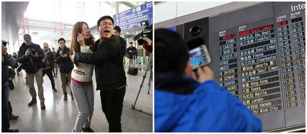 Aviões de resgate vietnamitas avistaram grandes manchas de óleo e uma coluna de fumaça no mar, mas não ficou claro se elas têm relação com o desaparecimento do Boeing da Malaysia Airlines; aeronave decolou de Kuala Lumpur, na Malásia, para Pequim, com 239 pessoas a bordo; companhia não confirma queda; familiares reclamam de falta de informações