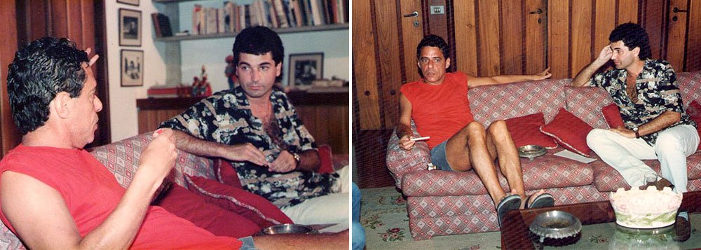 Em artigo, compositor afirmou que nunca conversou com Paulo Cesar Araújo sobre a biografia não autorizada de Roberto Carlos; escritor rebateu a acusação com artigo e imagem: "O artista certamente se esqueceu, mas ele me recebeu em sua casa, na Gávea, na tarde de 30 de março de 1992"