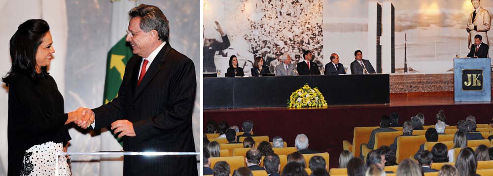 "Como a primeira mulher a ocupar o cargo de procurador-geral do DF, quero ressaltar a forte participação feminina em cargos importantes na vida pública, como a presidente, ministras, além de mulheres na advocacia, que refletem um crescente movimento evolutivo que impulsiona uma melhoria no país", disse Paola Aires Correa Lima, que tomou posse na noite desta quinta-feira