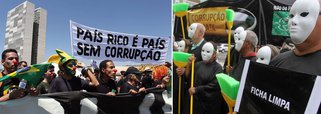 País ficou em 72º lugar, com 42 pontos - um ponto a menos do que no índice de 2012, quando ficou em 69º lugar; pelos critérios do ranking, a nota 0 indica corrupção total, e a nota 100 significa a impressão de que não existe corrupção no país; este ano, a Espanha está entre os países que mais perderam pontos