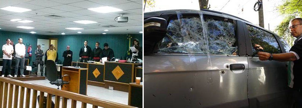 Os policiais Charles Azevedo Tavares e Alex Ribeiro Pereira foram condenados a 25 anos de prisão em regime fechado por homicídio triplamente qualificado da juíza Patrícia Acioli em 2011; no total, nove policiais militares já foram condenados pelo assassinato, inclusive o ex-comandante do Batalhão de São Gonçalo, tenente-coronel Cláudio Oliveira; dois outros aguardam julgamento