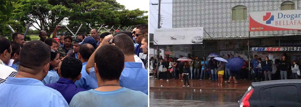 A greve ocorreu em Santa Maria e no Gama; O objetivo de categoria é forçar a classe patronal a demitir motoristas e cobradores de ônibus para viabilizar a contratação desses trabalhadores pela empresa Marechal, vencedora da licitação para rodar na região, uma das cinco bacias que formam o novo sistema de transporte público; Ao todo, três mil ônibus devem circular no DF até fevereiro