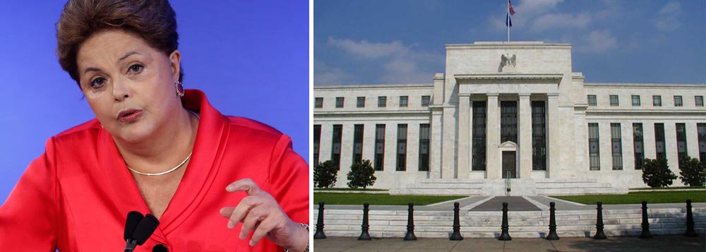 Afirmação foi feita pela presidente Dilma Rousseff, antes de o Federal Reserve (Fed), que é o Banco Central dos Estados Unidos,  confirmar, no final desta tarde, a redução do apoio econômico; "Vai ter, de fato, esse momento de saída da política monetária expansionista nos Estados Unidos, mas o Brasil nunca esteve tão preparado", disse Dilma