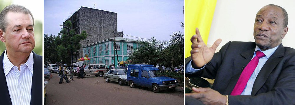 Guineanos protestam contra a falta de desenvolvimento do país governado por Alpha Conde, que apesar da riqueza mineral permanece imerso em pobreza após décadas de desordem política; empreiteira brasileira de Cesar Matta Pires, envolvida em uma série de projetos de obras públicas, foi atacada