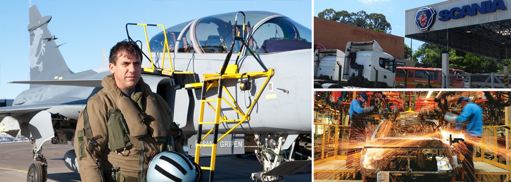 Defensor declarado da compra pelo Brasil dos caças Gripen, fabricados pela Saab, da Suécia, Luiz Marinho exulta decisão anunciada nesta quarta-feira 18 pelo ministro Celso Amorim; "A Saab Scania tem experiência e convivência com o Brasil, faz parte da nossa indústria, conhece a cadeia produtiva e a qualidade da mão de obra", afirmou ao 247 o prefeito de São Bernardo; Grande ABC deve se tornar epicentro da renovação da indústria nacional de defesa; Projeto FX, de US$ 4,5 bilhões, se pautou por transferência de tecnologia; fabricação dos 36 jatos encomendados pelo País contará com peças e equipamentos feitos localmente; Marinho se torna um Top Gun do governo Dilma