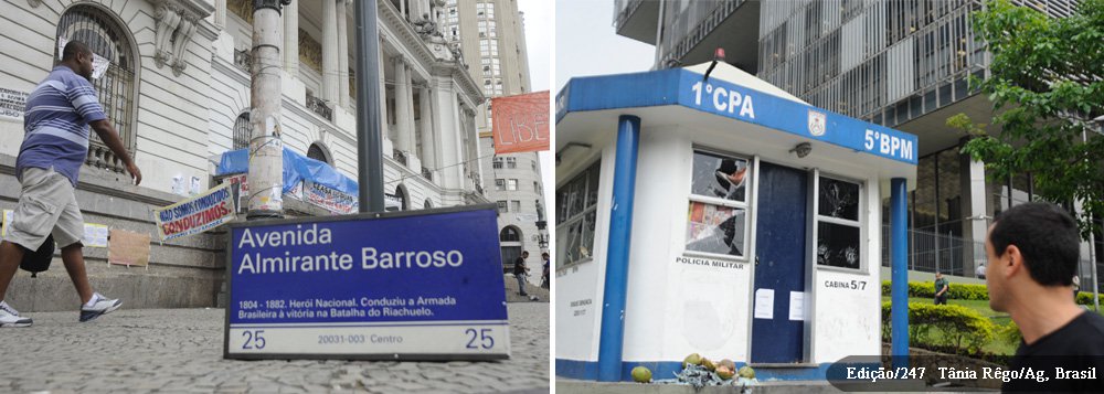 Desse total, 12 são policiais militares, que tiveram ferimentos leves e já foram liberados do Hospital Central da Polícia Militar; os demais feridos foram levados para o Hospital Municipal Souza Aguiar, no centro, de onde já foram liberados, segundo a Secretaria Municipal de Saúde