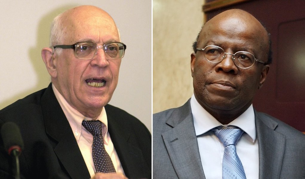 Dalmo de Abreu Dallari afirma que os gastos públicos com as prisões dos condenados na Ação Penal 470 deveriam ser ressarcidos por quem as ordenou, o presidente do STF, Joaquim Barbosa, por terem sido "desnecessários"; os réus José Dirceu e José Genoino viajaram num avião da FAB para cumprir suas penas em Brasília, mesmo sendo de São Paulo; em entrevista ao jornalista Eduardo Guimarães, o jurista critica ainda a teoria do domínio do fato - de "origem nazista", como lembra - e diz que o destino dos réus já estavam decididos; "os réus estavam condenados antes de começar o julgamento"