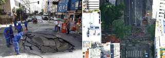 Segundo o Centro de Operações da Prefeitura do Rio, o cruzamento entre as ruas Barata Ribeiro e Miguel Lemos, em Copacabana, na Zona Sul da cidade, está interditado para uma obra emergencial da Cedae, em razão de um vazamento que provocou a abertura de uma cratera na esquina das ruas, e as duas vias estão fechadas para a obra