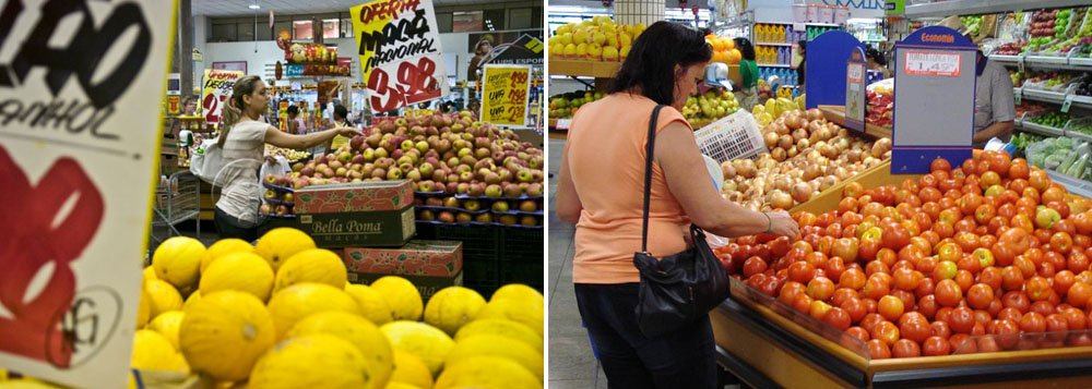 Estimativa para o Índice Nacional de Preços ao Consumidor Amplo (IPCA), que chegou a 6,51% na semana passada, agora está em 6,50%, teto da meta; apesar de a projeção para este ano ter ficado no limite, a estimativa está acima do centro da meta de inflação (4,5%)