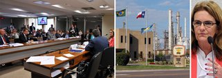 Em audiência de seis horas, presidente da Petrobras responde a todas as perguntas, apresenta novas informações e defende transparência na estatal em relação a compra da refinaria de Pasadena, em 2006, nos EUA; explicando as diferenças entre o mercado daquele período e o atual, Graça Foster sustentou que o negócio "foi bom mas se transformou em ruim"; ela disse que a empresa tem compradores, mas que a diretoria da estatal não quer vender o ativo até que todos os esclarecimentos tenham sido feitos; "Não concordo com o sr. quando fala em esquema Pasadena", devolveu ela a Agripino Maia (DEM); "Revelação sobre nosso ex-diretor cria muita tristeza entre nossos colegas", acentuou Graça, sobre Paulo Roberto Costa; papéis da Petrobras caíram 3,5% na Bolsa de Valores de São Paulo