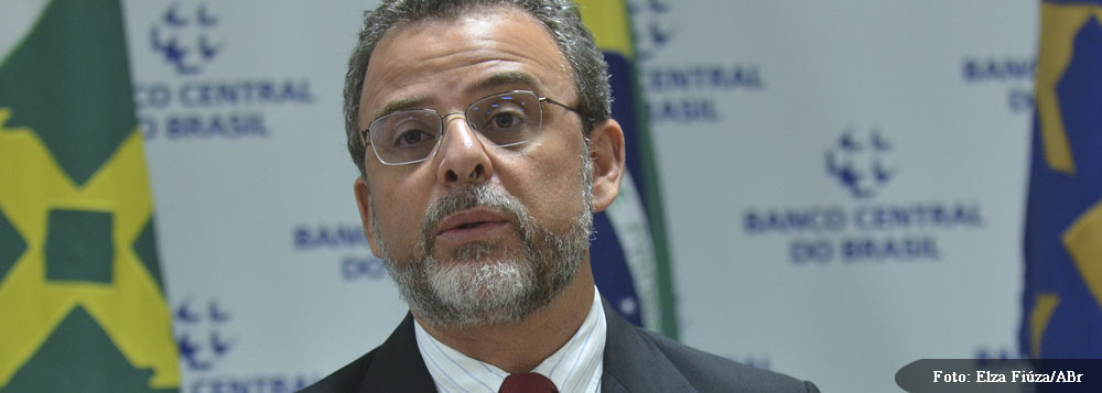 Brasília – O chefe do Departamento Econômico do Banco Central (BC), Túlio Maciel, divulga a nota de Política Monetária e Operações de Crédito do Sistema Financeiro