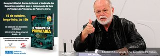 O lançamento do livro, do jornalista Palmério Dória, ocorre nesta terça-feira (15), às 19h, no Sindicato dos Bancários de Brasília, bairro Asa Azul
