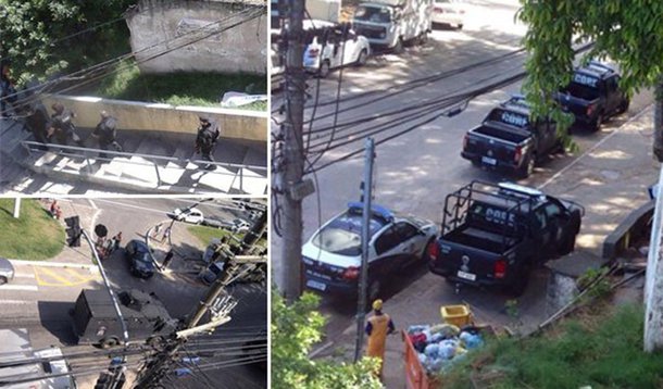 Os moradores da comunidade do Preventório, em Charitas, Niterói, viveram momentos de pânico, durante a operação do Bope; segundo testemunhas, os policiais chegaram por volta das 7 horas, subiram o morro fortemente armados e o comércio recebeu ordem para fechar as portas; teve disparos de tiros; estudantes não puderam ir a escola