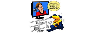 Chargista Carlos Latuff retrata discussão entre petistas e tucanos sobre modelo de controle do campo de Libra