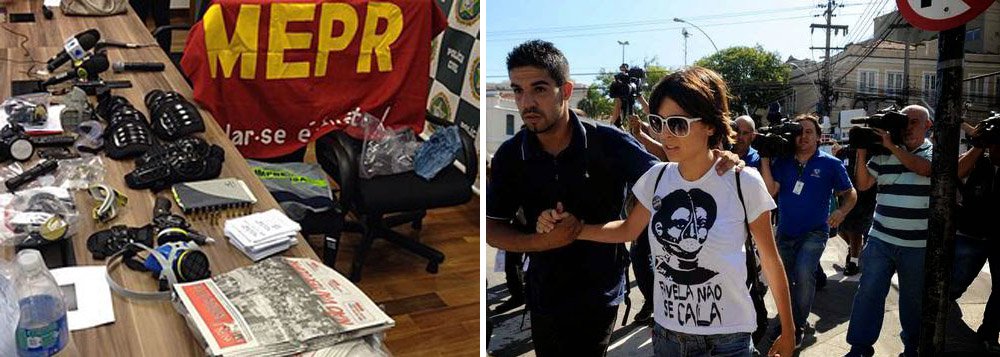 A Polícia Civil do Rio de Janeiro pediu a extensão da prisão temporária (válida por cinco dias) de 16 investigados por participação em atos violentos em manifestações; o pedido não incluiu os 12 ativistas autorizados a serem liberados pela Justiça, por meio habeas corpus; a Operação Firewall já prendeu 19 pessoas e apreendeu dois adolescentes; ao todo, 26 prisões foram decretadas pela 27ª Vara Criminal; nove pessoas estão foragidas