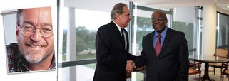 "Só faltou a ele falar com Joaquim Barbosa de joelhos dobrados", diz o jornalista Paulo Nogueira; segundo ele, o apresentador Roberto Dávila fugiu de assuntos delicados, como o processo por racismo movido pelo presidente do Supremo Tribunal Federal contra Ricardo Noblat