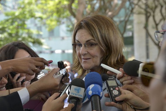 "A Petrobras é forte. Empresa forte atrai empresa forte", disse a presidente da estatal nesta quarta-feira 23, ao comentar o resultado do leilão de Libra