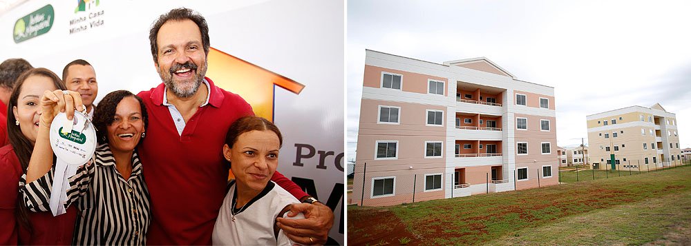 "Hoje, mudamos a política habitacional do Distrito Federal. Ao contrário do que acontecia antes, as famílias recebem imóveis com água, luz, espaços de lazer e infraestrutura adequada para ter qualidade de vida. Além disso, nosso programa é transparente para atender a todos os candidatos, com prioridade para quem mais precisa", afirmou Agnelo Queiroz