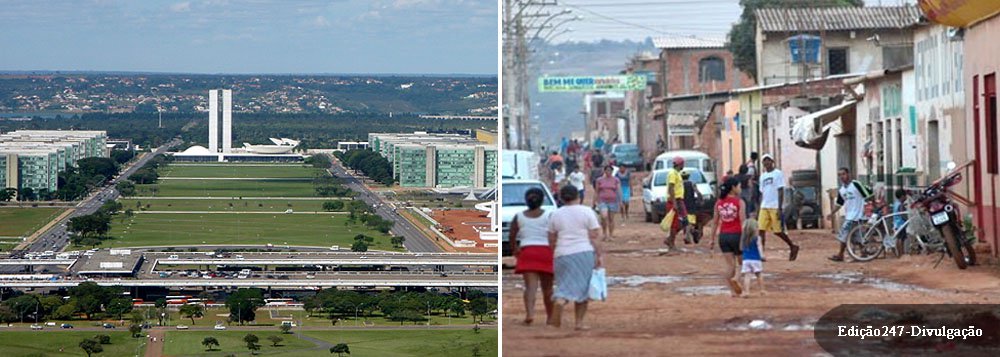 O indicador varia em uma escala de 0 a 1, e quanto mais próximo do zero estiver, menor é a desigualdade de renda. No DF, o índice apresentou melhora, ao passar de 0,598, em 2011, para 0,572, em 2012; "É motivo para comemorarmos", disse o presidente da Codeplan, Júlio Miragaya