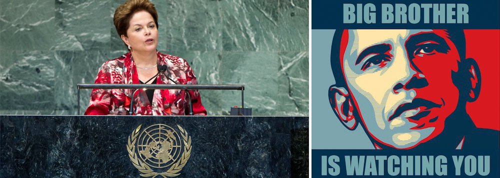 Presidente fará discurso contundente contra a bisbilhotagem patrocinada pelo governo de Barack Obama na Assembleia-Geral das Nações Unidas, em Nova York, que ocorre no dia 23 de setembro e, tradicionalmente, é aberta pelo Brasil; Dilma pedirá uma ação multilateral para conter a espionagem internacional, da qual ela e seus ministros foram alvo; encontro de cúpula entre Brasil e Estados Unidos ocorrerá um mês depois, em Washington; Big Brother Obama terá uma oportunidade para se desculpar