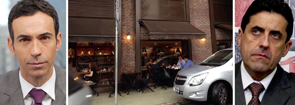 Segundo denúncia feita à Corregedoria da polícia de São Paulo, a partir de uma publicação no Facebook, o delegado Antonio de Olim teria usado um carro da polícia descaracterizado para transportar o jornalista Cesar Tralli e o também jornalista Robinson Cerântula, produtor especial do Jornal Nacional, o que pode vir a ser caracterizado como falta funcional; Globo, o delegado e a Corregedoria negam que os jornalistas tenham usado o carro da polícia, mas o site Notícias da TV, do jornalista Daniel Castro, mantém a informação