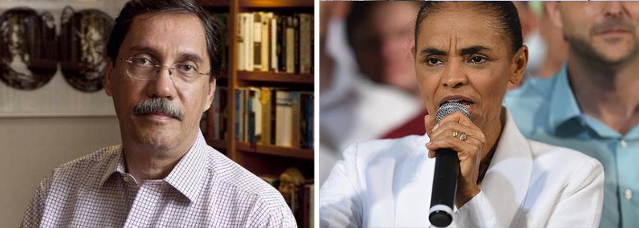 "A candidata Marina Silva entra na reta final da corrida presidencial no pior dos mundos, vai sofrer o assédio tanto da presidente Dilma quanto do candidato do PSDB, Aécio Neves, ambos querendo tirar nacos do seu eleitorado para ou ganhar no 1º turno, no caso de Dilma, ou para ir ao segundo turno, caso de Aécio Neves", diz o colunista Merval Pereira, do Globo