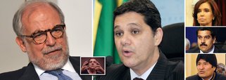 Assessor especial da Presidência para assuntos internacionais, Marco Aurélio Garcia publica dura resposta às críticas, feitas à Veja, do senador Ricardo Ferraço (PMDB) sobre a política externa brasileira e ao governo Dilma Rousseff; "Tal qual uma Mãe Dinah das relações internacionais, Ferraço prognostica que Argentina e Venezuela caminham para uma ditadura", diz Garcia, que define o discurso como de "muito barulho, pouca consistência"; para ele, o presidente da Comissão de Relações Exteriores da Câmara ostenta desinformação e lugares comuns; desconhece ação conjunta de Brasil e Bolívia e "prefere insultar o presidente Evo Morales", assim como anunciar um novo "espantalho", o bolivarianismo, "que não explica o que é"