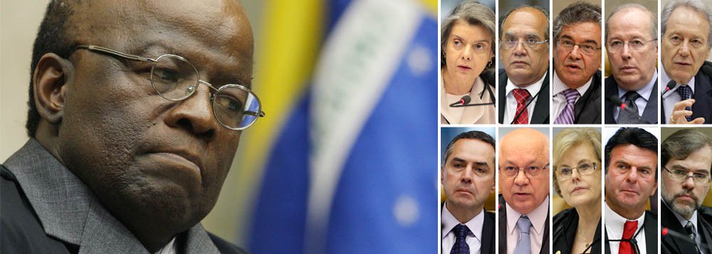 Sessão plenária do Supremo Tribunal Federal é retomada após intervalo sem que qualquer um dos juízes tenha levantado questão sobre decreto de prisão a condenados na Ação Penal 470 que contrariou sentença da corte; prisões em regime semiaberto foram transformadas em regime fechado; grito na sociedade se adensou contra decisão personalista do presidente do tribunal, Joaquim Barbosa, mas ministros parecem sem ânimo para levantar a polêmica; espetacularização das prisões vai ficar por isso mesmo?; assista