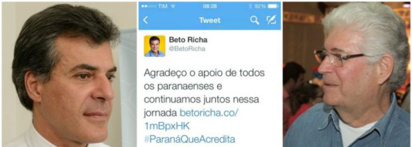 É intenso o bombardeio entre as trincheiras do governador Beto Richa (PSDB) e do senador Roberto Requião (PMDB); eles disputam palmo a palmo áreas importantes na corrida pelo Palácio Iguaçu; mas a artilharia pesada mesmo está saindo da frente jurídica de ambas as campanhas; o peemedebista anunciou que determinou a abertura de um processo contra o tucano por cometer fraude em divulgação de pesquisa eleitoral