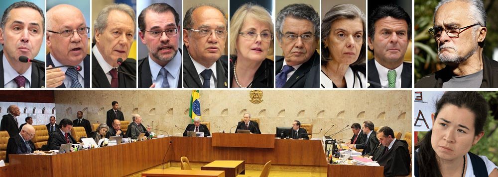 "Infelizmente, depois de todos estes anos de tortura emocional e psicológica meus ouvidos já sabem ler muito rapidamente a guilhotina da covardia e da injustiça subindo bem rápido, se preparando para degolar a gente, bem ali, onde dói", escreveu Miruna ao pai, José Genoino, preso na Papuda; relator das execuções penais na Ação Penal 470, o ministro Luís Roberto Barroso admitiu, em seu voto, a "gravidade" do caso do ex-deputado, que sofre de cardiopatia, mas afirmou que a situação não era mais adversa do que a de centenas de outros presos; leia a íntegra