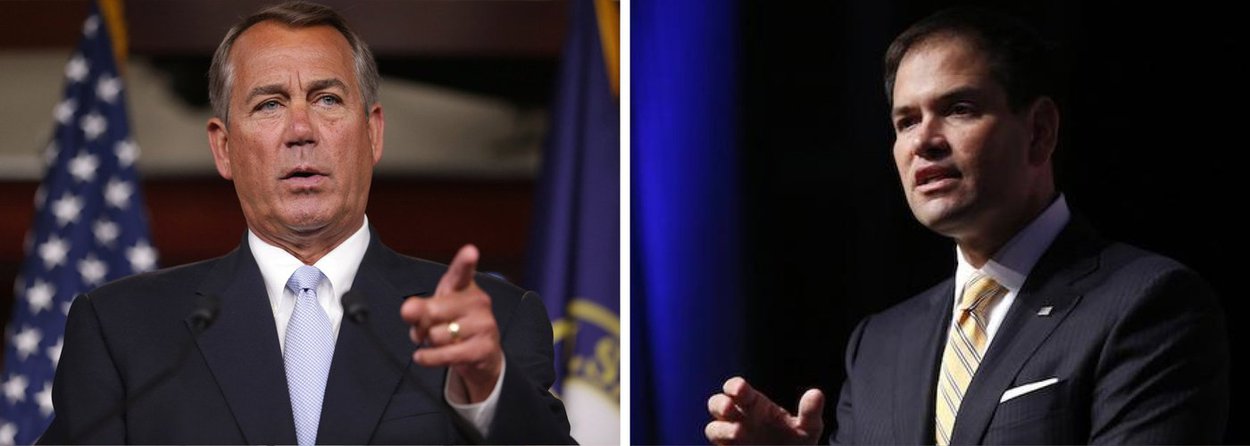 Presidente da Câmara dos Estados Unidos, John Boehner, chama acordo do presidente Barack Obama sobre Cuba de "concessões sem sentido"; senador Marco Rubio disse que a Casa Branca ganhou pouco na mudança da política em relação ao país comunista; "A Casa Branca cedeu tudo, mas ganhou pouco"