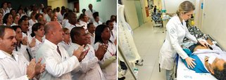 Além dos seis primeiros profissionais que assumiram o trabalho, outros nove, que totalizam uma equipe de 15 médicos - todos diplomados no Brasil -, deverão se apresentar à Secretaria de Saúde até o próximo dia 12 de setembro