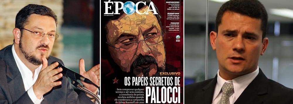 Antonio Palocci, que foi ministro da Fazenda no governo Lula e da Casa Civil no primeiro mandato de Dilma Rousseff, é o novo alvo das investigações do juiz Sergio Moro na Lava Jato; sigilo bancário da consultoria Projeto, de Palocci, já foi quebrado e vazado para a revista Época, das Organizações Globo; em 2010, ele recebeu R$ 12 milhões do escritório de advocacia de Marcio Thomaz Bastos, ex-ministro da Justiça; segundo Palocci, os pagamentos seriam relacionados a pagamentos do Pão de Açúcar; outro cliente importante foi o grupo Caoa/Hyundai, que pagou R$ 4,5 milhões ao ex-ministro; Moro vai puxar o caso para sua jurisdição alegando que Paulo Roberto Costa o citou na Lava Jato; na internet, circulam rumores de que ele e José Dirceu serão presos nos próximos dias