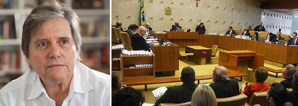 Colunista da IstoÉ, jornalista Paulo Moreira Leite avalia que a proposta da OAB que prevê o fim de doações de empresas privadas em campanhas eleitorais "ajuda a enfrentar o aluguel de nosso sistema político"; segundo ele, o STF tem agora "uma ótima oportunidade para dar uma contribuição efetiva para a melhoria do padrão de nossa democracia"