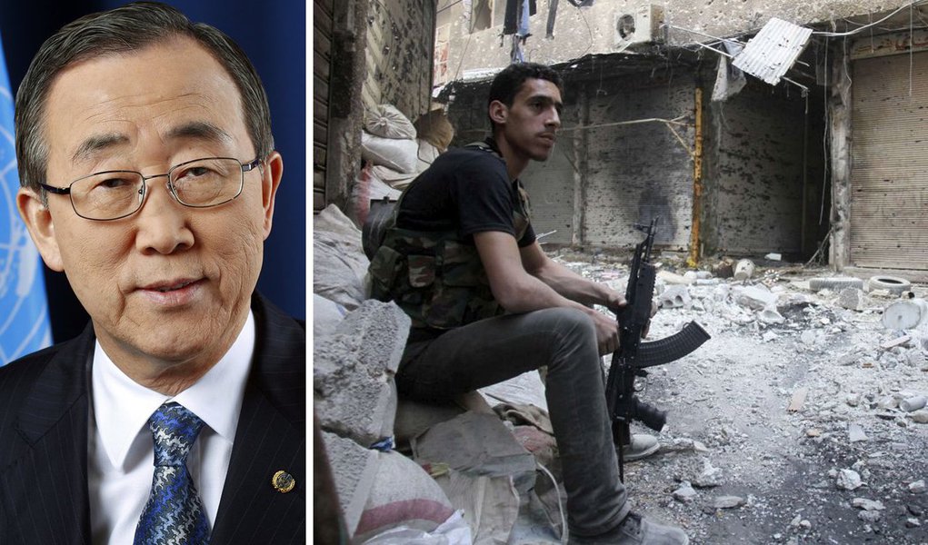 Conselho de Segurança da Organização das Nações Unidas vai se reunir nesta quarta-feira para um encontro urgente sobre o mais recente ataque no país, que segundo denúncias da oposição, resultou em mais de mil mortos; secretário-geral das Nações Unidas, Ban Ki-moon disse estar "chocado"