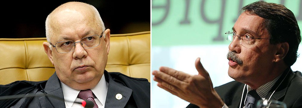 Ministro do STF Teori Zavascki explica que, segundo a legislação do instrumento de reclamação, previsto na Constituição, os processos da Operação Lava-Jato têm que ser suspensos até que o Supremo decida se vai haver o desmembramento; ele ressalvou que deveriam ser libertados os envolvidos que não estivessem presos por outro motivo que não a operação; “O que me chateou um pouco foram comentários de que o Tribunal tomou uma decisão imprudente”, diz ele