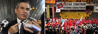 Ministro da Secretaria-Geral da Presidência da República, Gilberto Carvalho, concordou com as críticas de que o governo não conseguiu, nos últimos anos, avançar na reforma agrária; no entanto, disse que os movimentos sociais que lutam pelo acesso à terra reconhecem que programas federais têm sido “essenciais para um salto de qualidade” do setor
