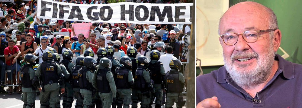 Segundo o colunista Ricardo Kotscho, objetivo da ‘baderna’ e da cobertura da imprensa é impedir reeleição da presidente Dilma Rousseff: “Desta vez, o Partido da Mídia está muito mais organizado do que nas eleições anteriores, preparou-se para o tudo ou nada, unido como nunca no Instituto Millenium, e já começa a colher os frutos, como mostram as últimas pesquisas que ela própria promove”